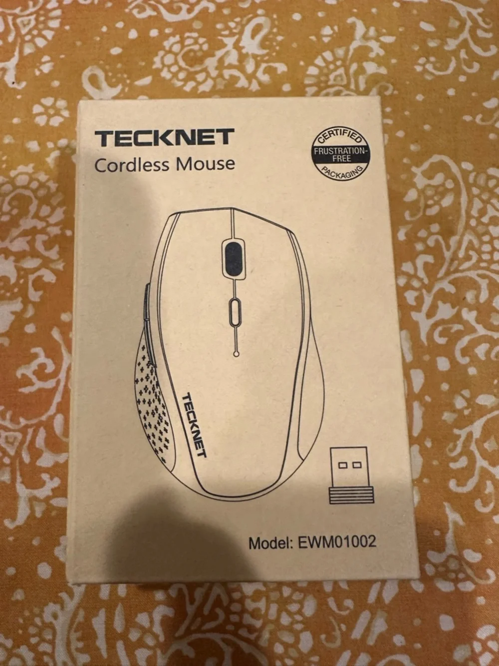 TECKNET Wireless Mint Green Ergonomic Mouse